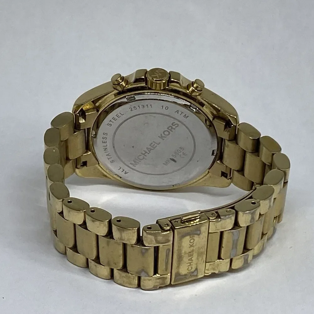 Michael Kors MK5605 Women's Stainless Steel Analog Dial Quartz Wrist Watch XX922